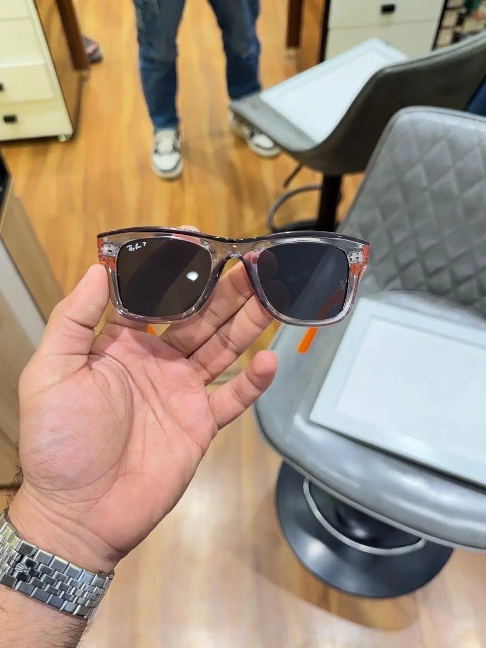 Ray_ban 0502 Grey Black Orange