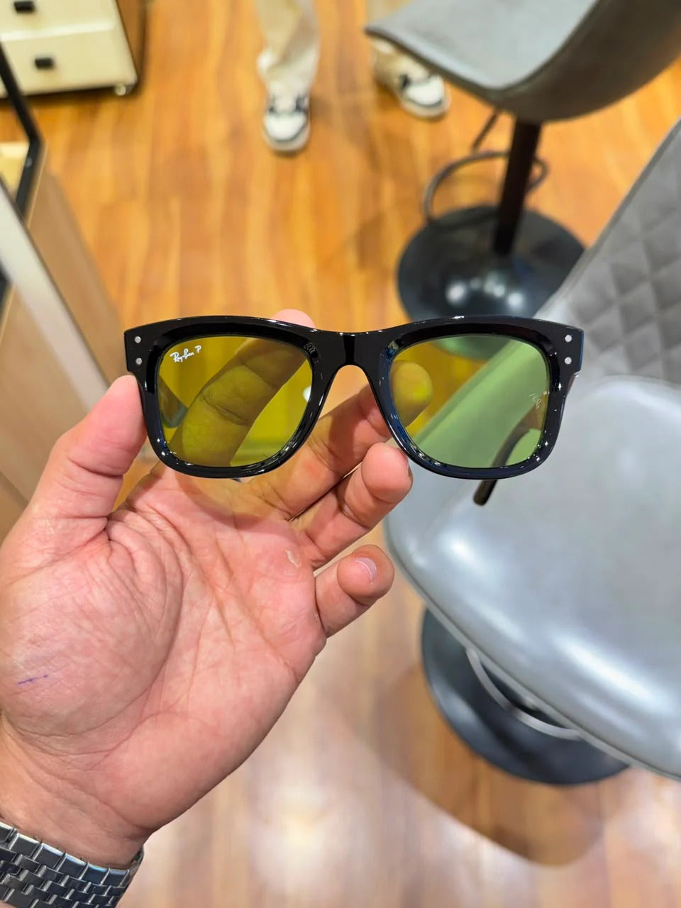 Ray_ban 0502 Black Green Candy