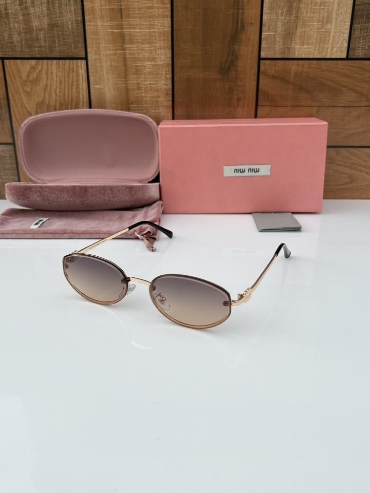 Miu_Miu 4128 Gold Brown