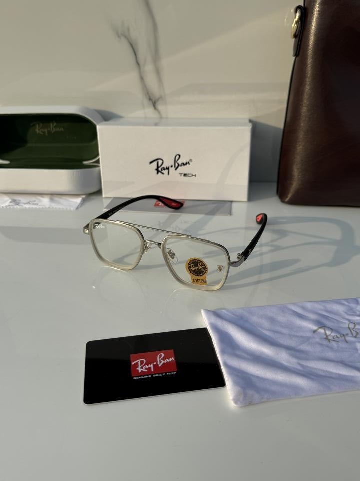Ray_ban 06 White Black Plano