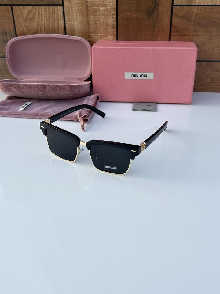 Miu_Miu 110 Glossy Gold Black