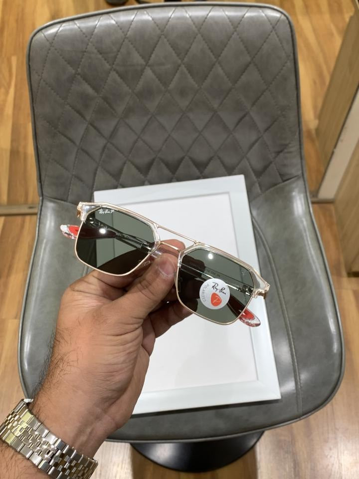 Ray_ban 04 Gold White Green