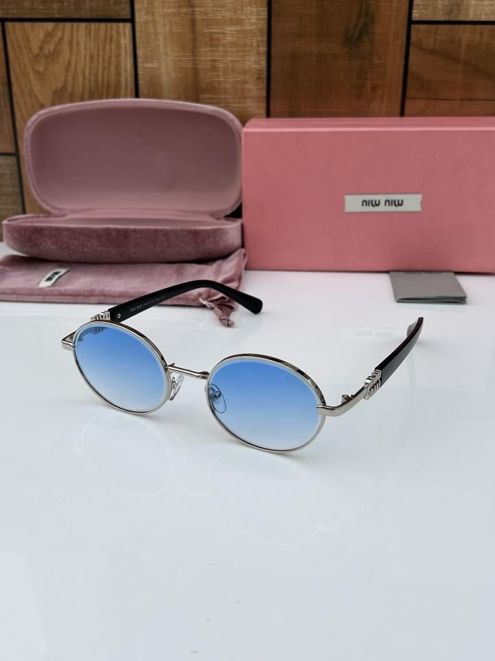 Miu_Miu 1423 Silver Blue