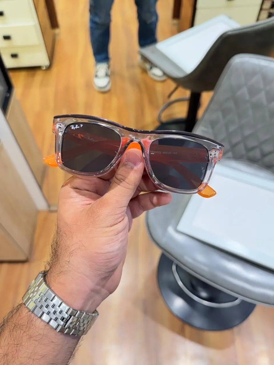 Ray_ban 0502 Grey Black Orange