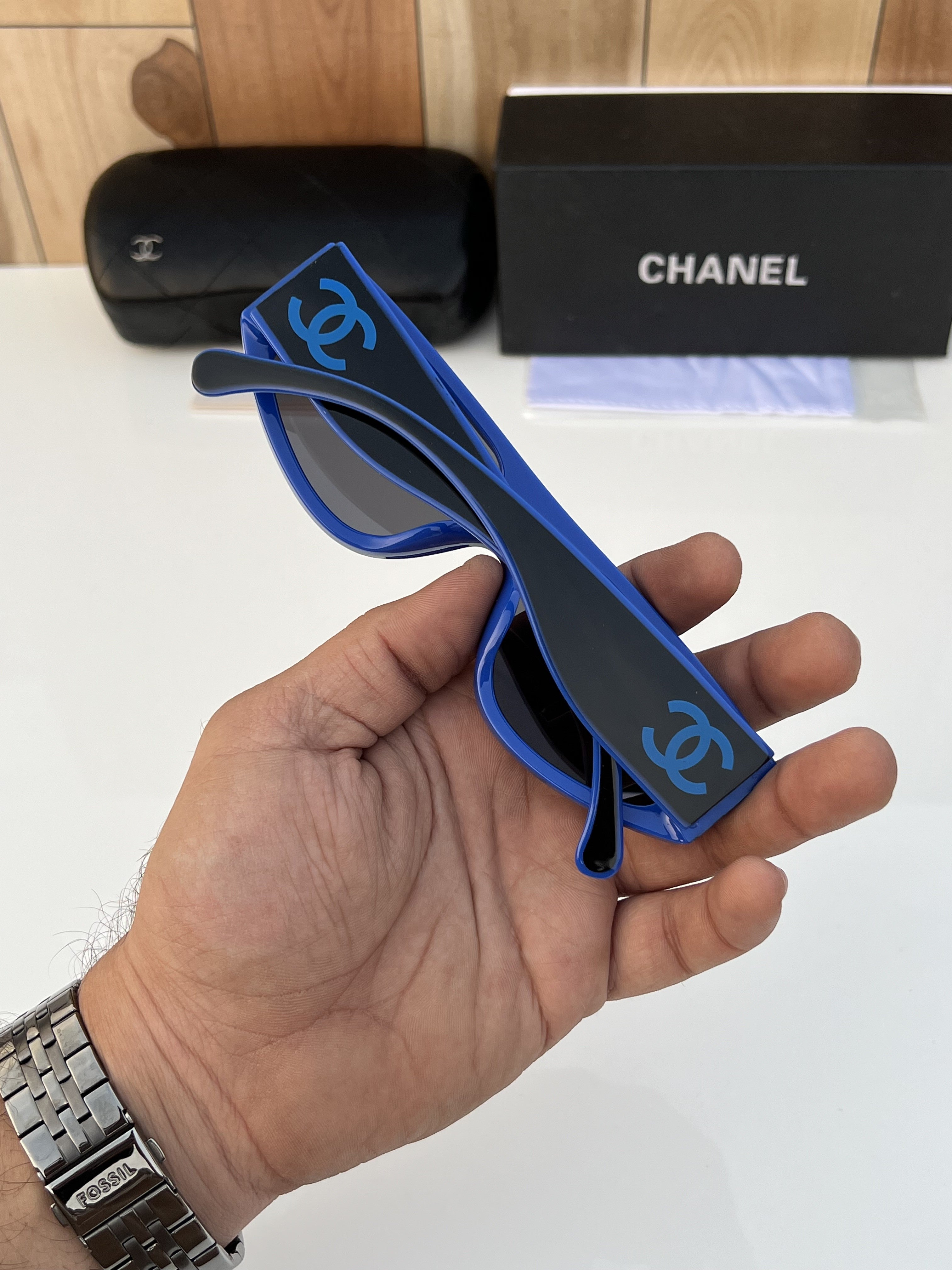 Cha_nel 1001 Blue Black