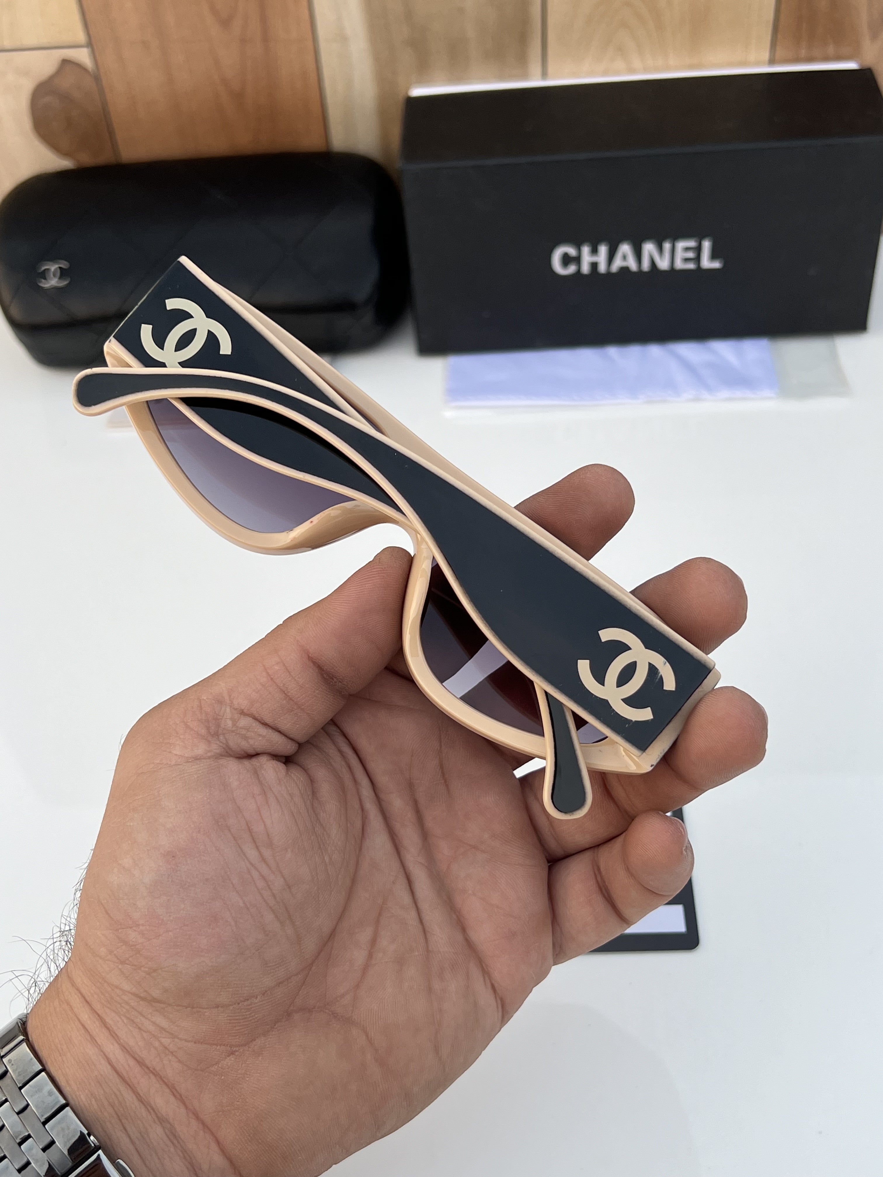 Cha_nel 1001 Peach Black