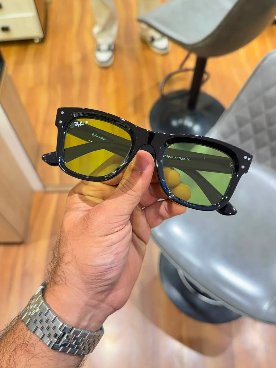 Ray_ban 0502 Black Green Candy