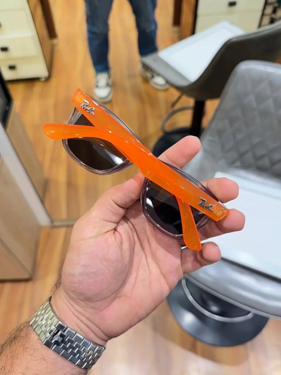 Ray_ban 0502 Grey Black Orange