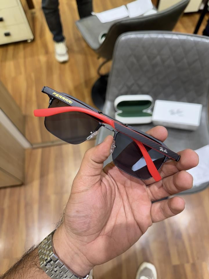 Ray_ban 04 Ferrari Black Red
