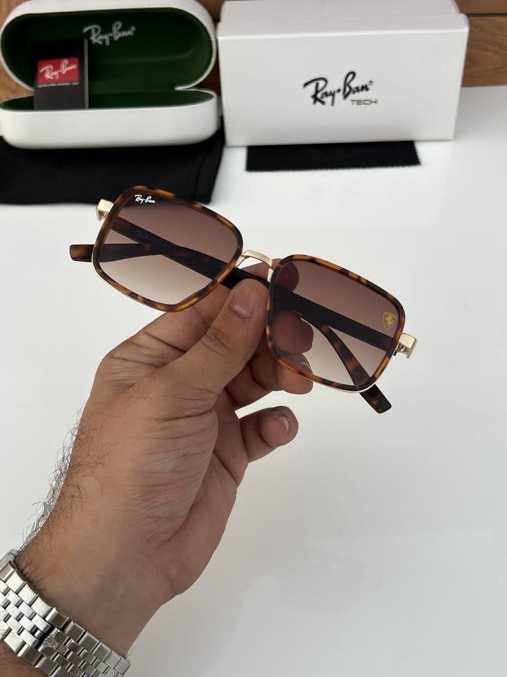 Ray_ban 8840 Gold Brown Tiger