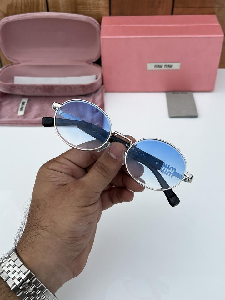 Miu_Miu 1423 Silver Blue