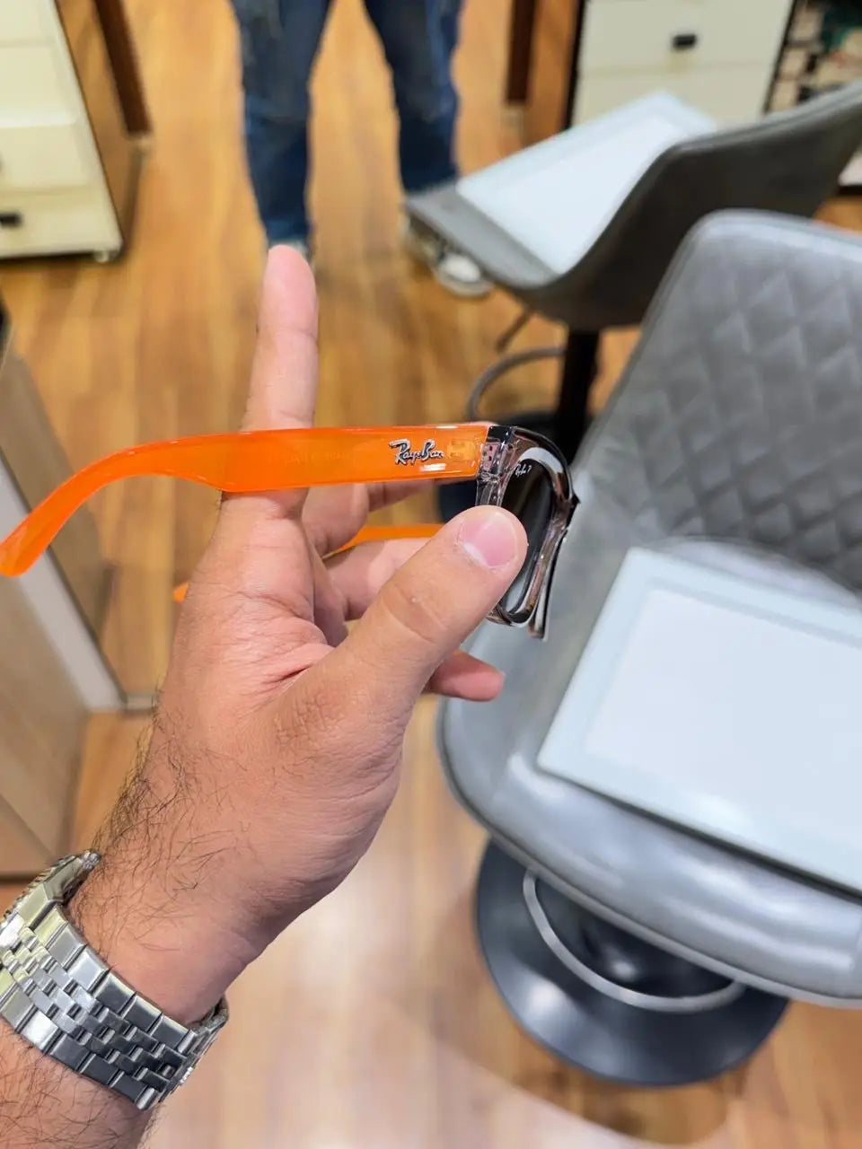 Ray_ban 0502 Grey Black Orange