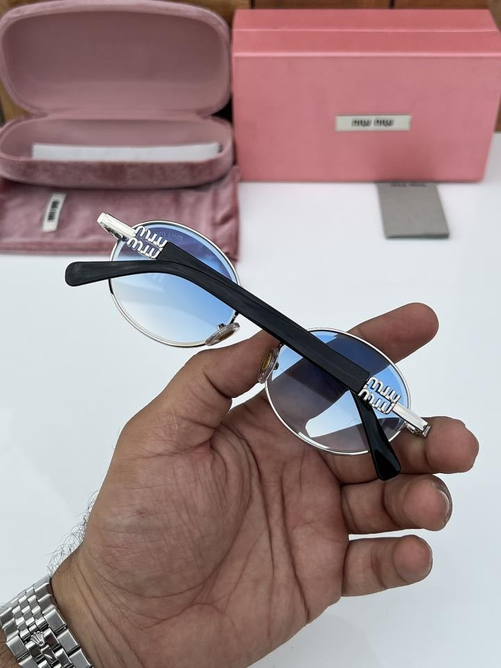 Miu_Miu 1423 Silver Blue