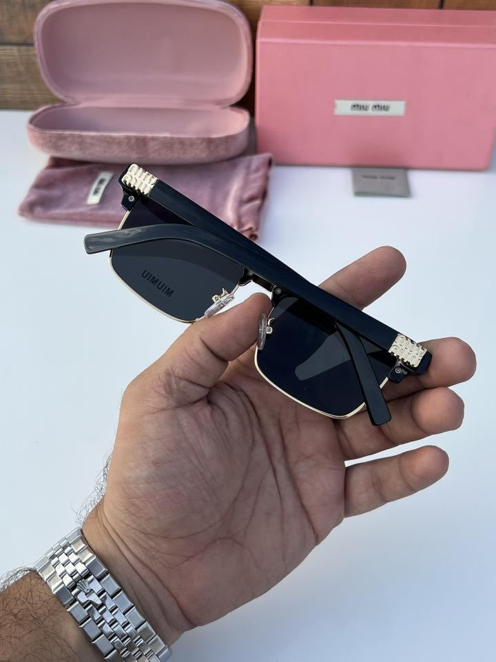 Miu_Miu 110 Glossy Gold Black