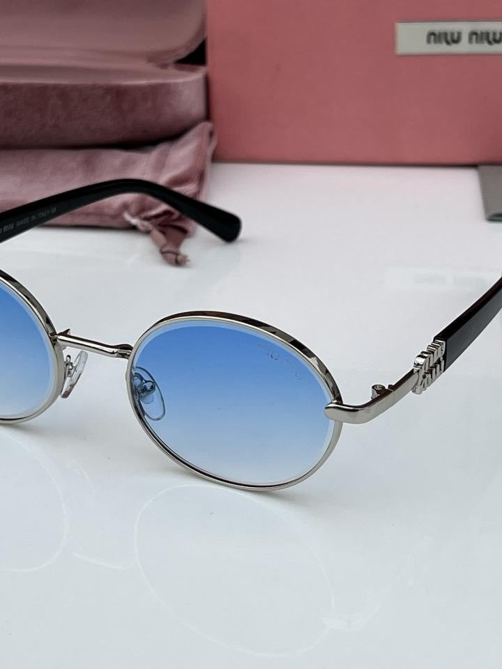 Miu_Miu 1423 Silver Blue