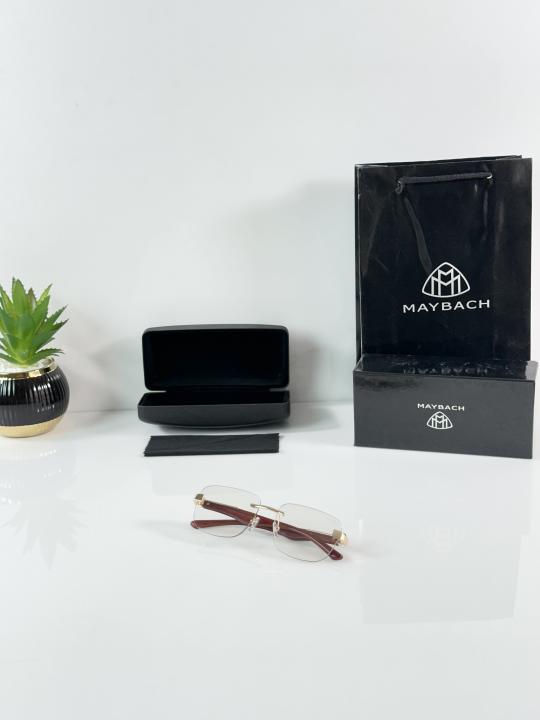 May_bach 1030 Gold Wood Day Night Color Changing Glass With OG Box