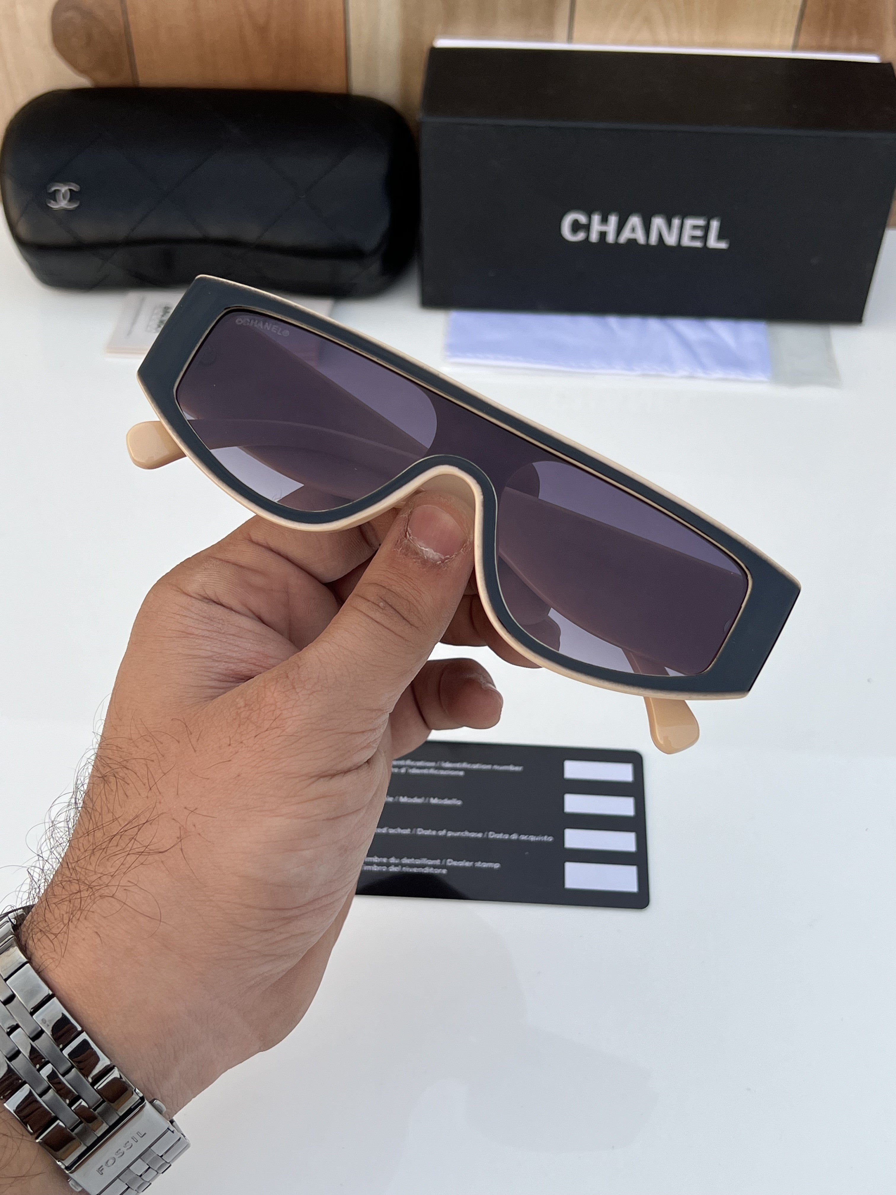 Cha_nel 1001 Peach Black